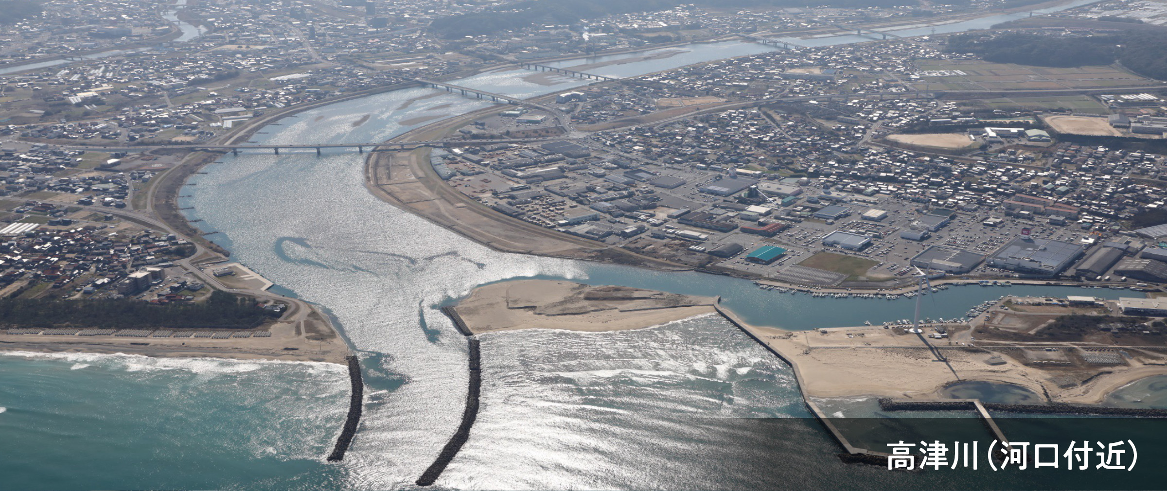高津川（河口付近）