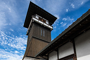 【作品名】矢掛の青空　撮影者：佐古田 清一 様 夢街道ルネサンス認定地区名：山陽道矢掛宿（岡山県小田郡矢掛町）