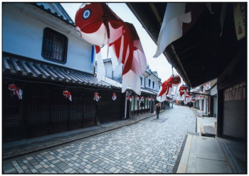 【作品名】金魚ちょうちん祭りの日 撮影者：堀 紘治 様 夢街道ルネサンス認定地区名：柳井にっぽん晴れ街道（山口県柳井市柳井津）