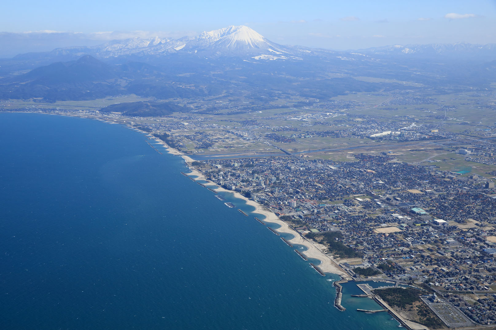 現在の皆生海岸