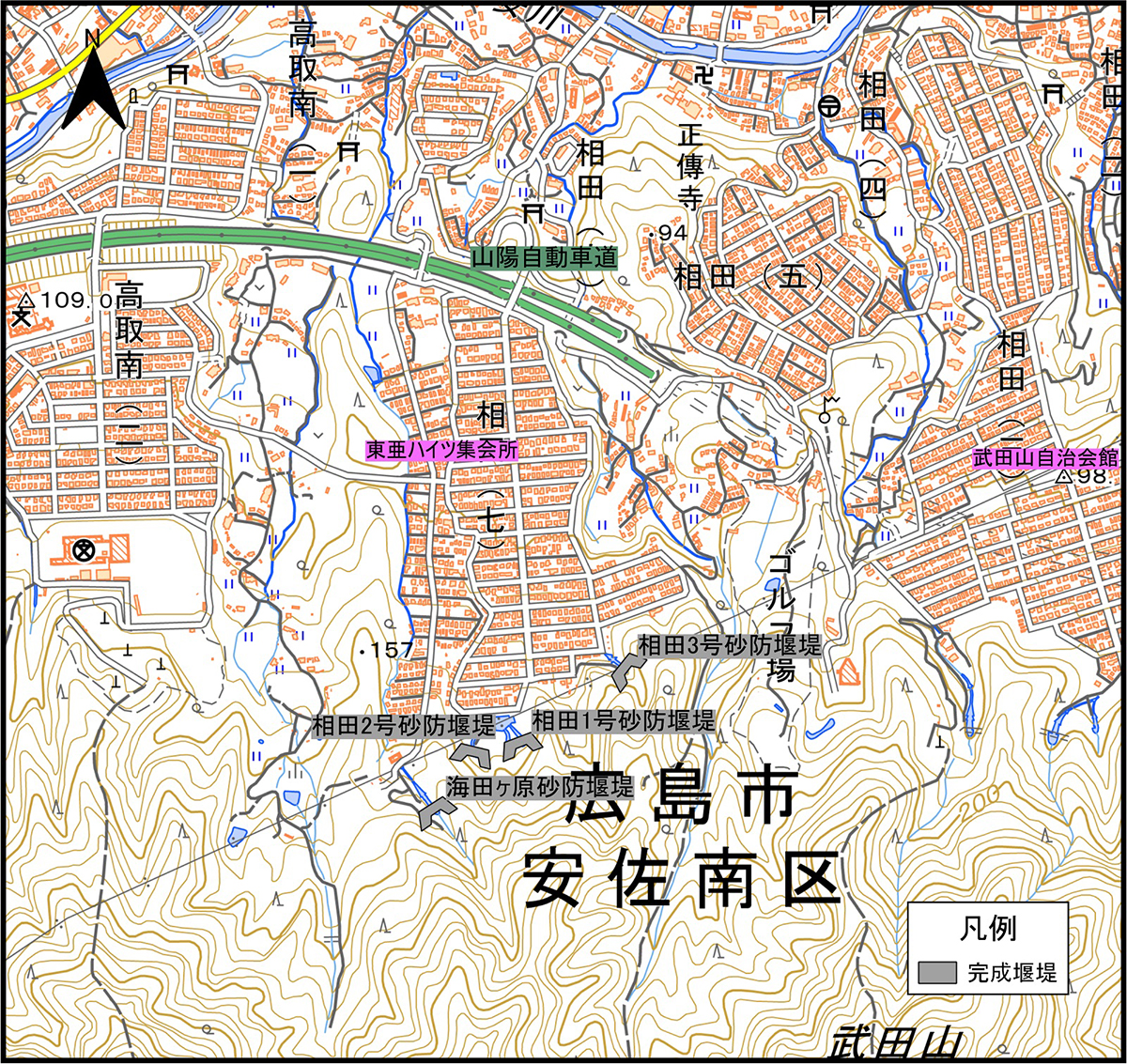 地区別位置図
