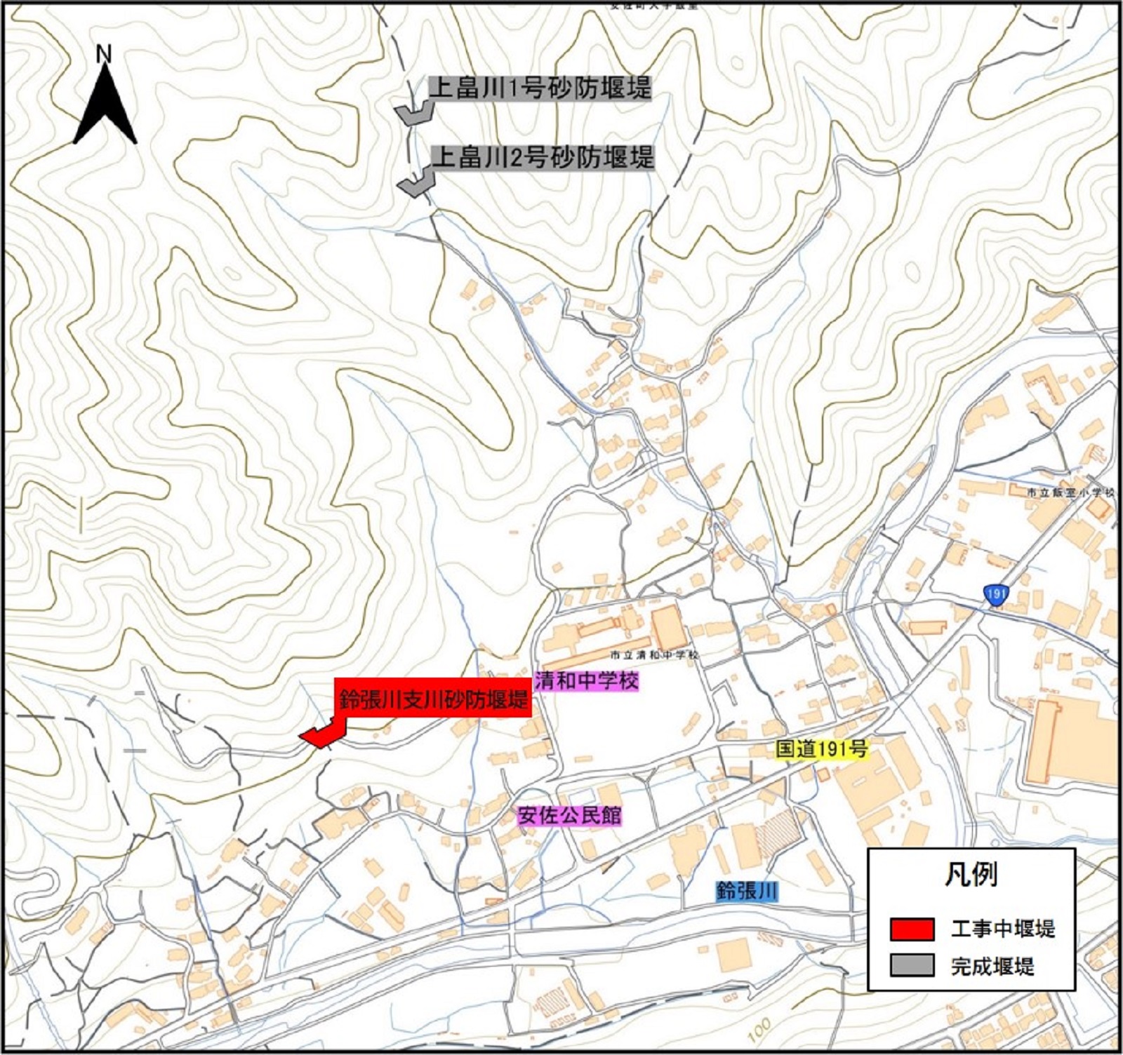 地区別位置図