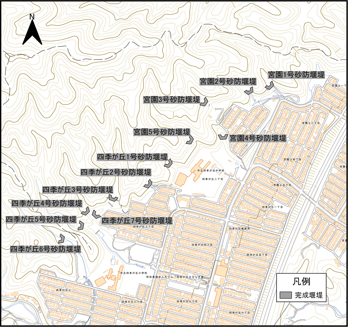 地区別位置図