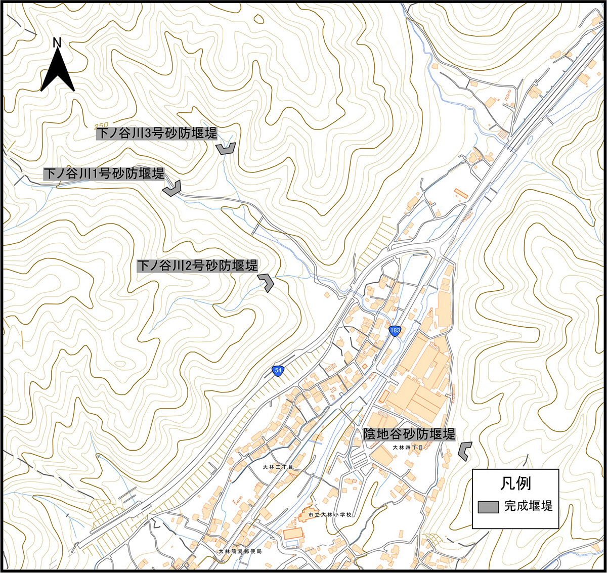 地区別位置図