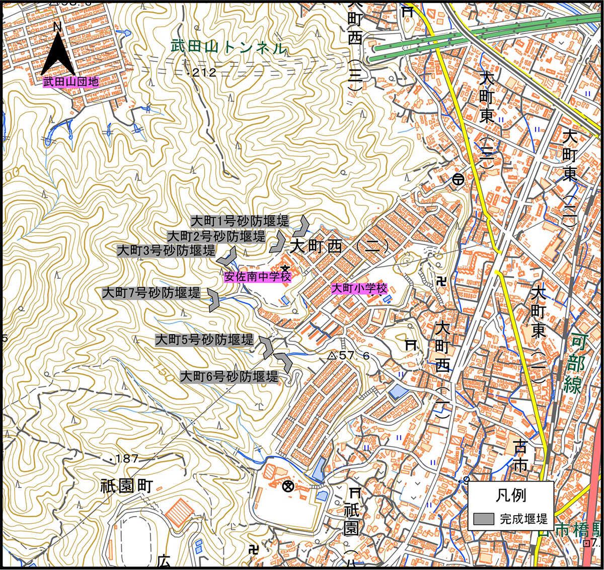 地区別位置図