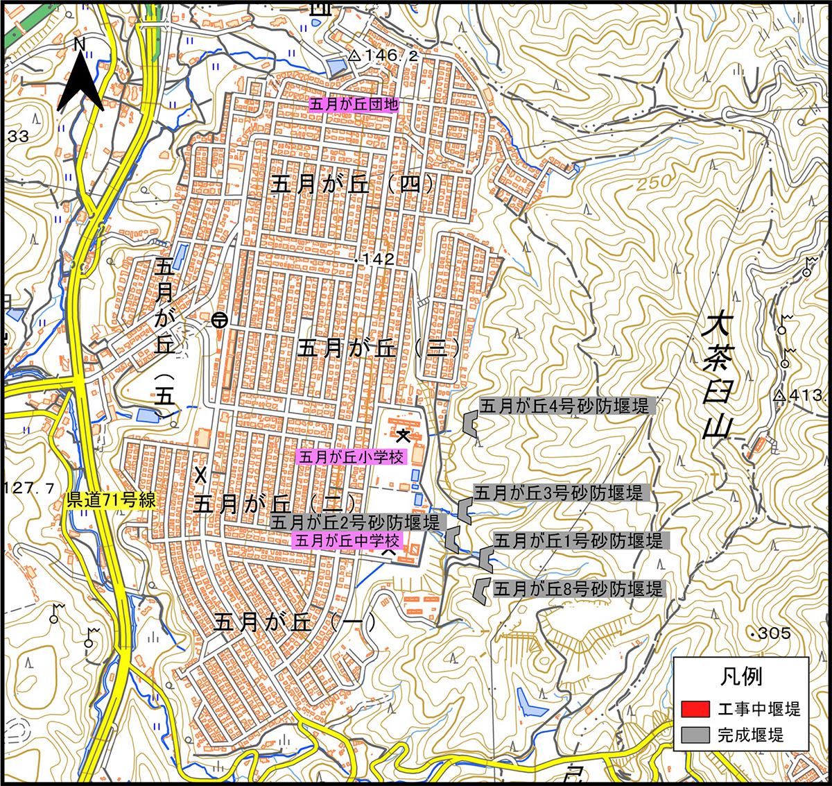 地区別位置図