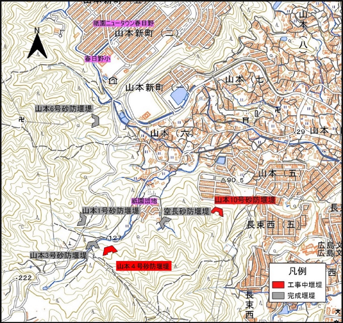 地区別位置図