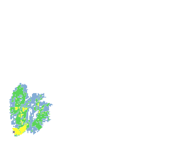 2時間目氾濫区域図