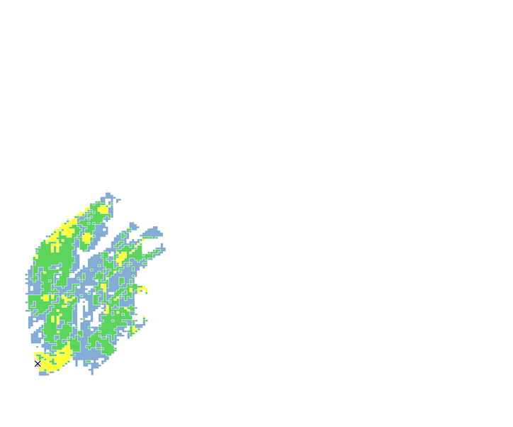 3時間目氾濫区域図