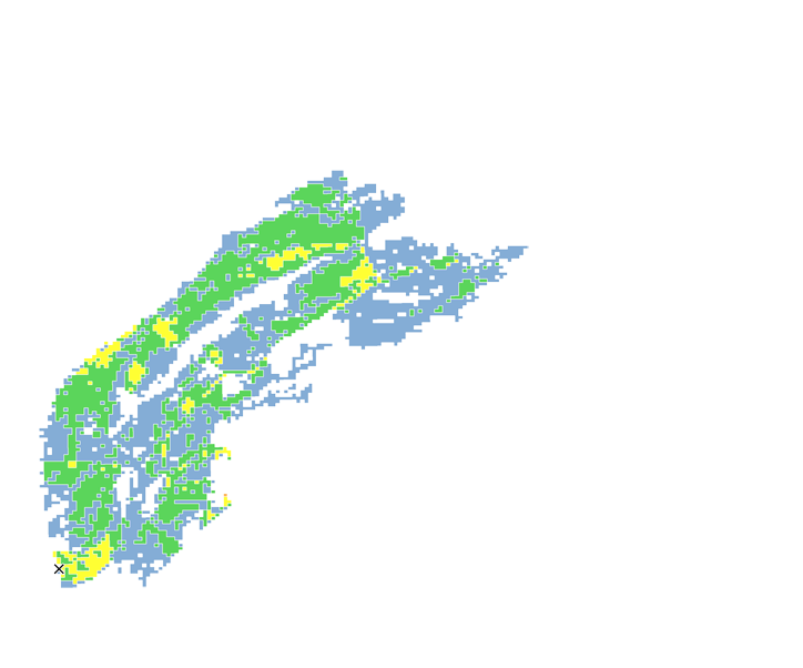 7時間目氾濫区域図