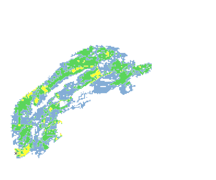 9時間目氾濫区域図