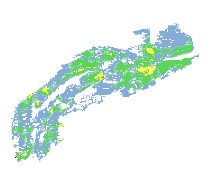 15時間目氾濫区域図