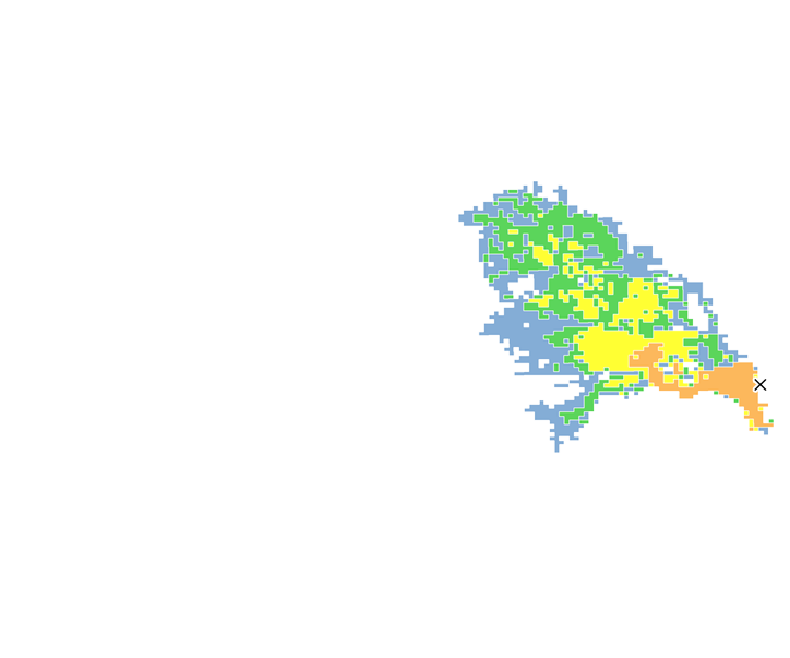 3時間目氾濫区域図