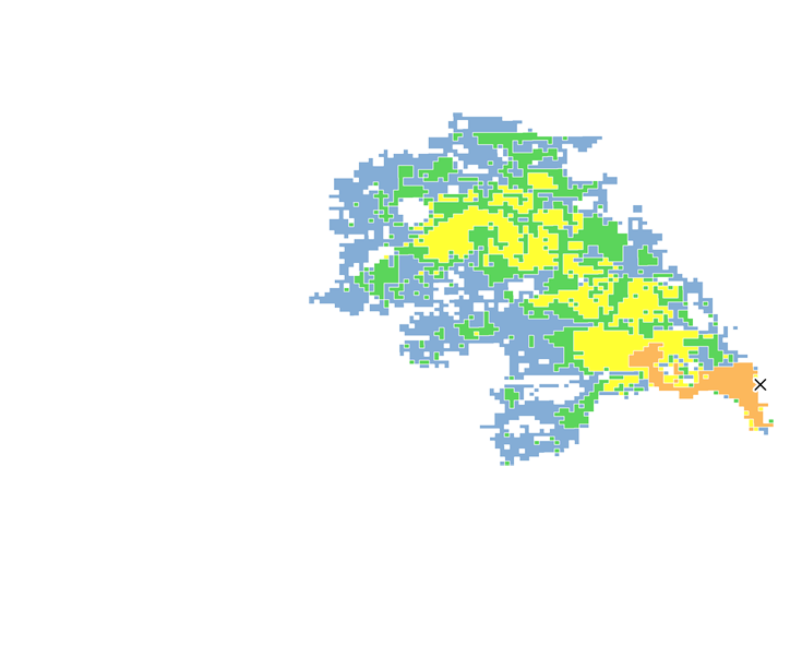 5時間目氾濫区域図