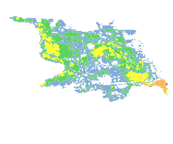 11時間目氾濫区域図