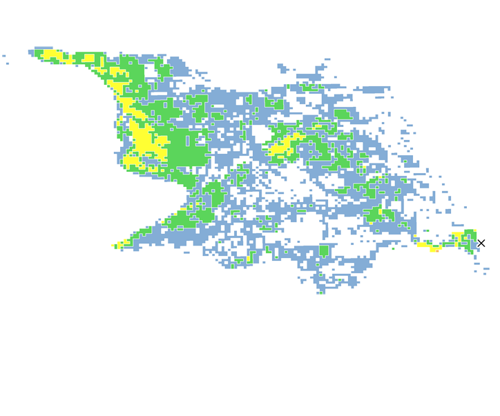 23時間目氾濫区域図