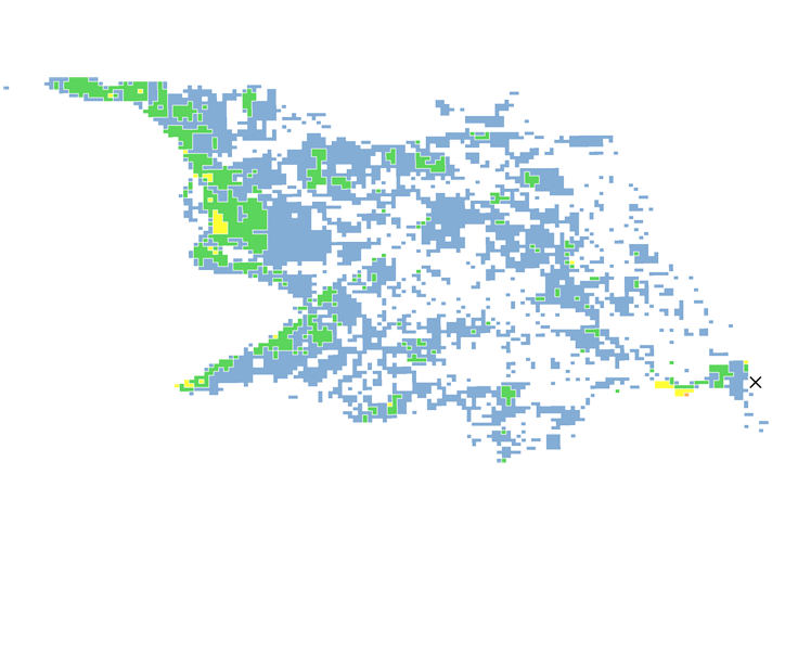 28時間目氾濫区域図