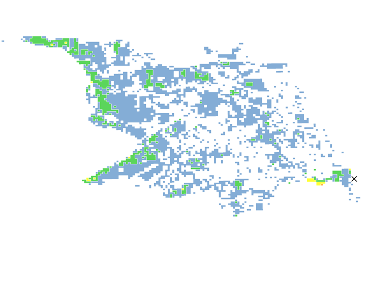 30時間目氾濫区域図