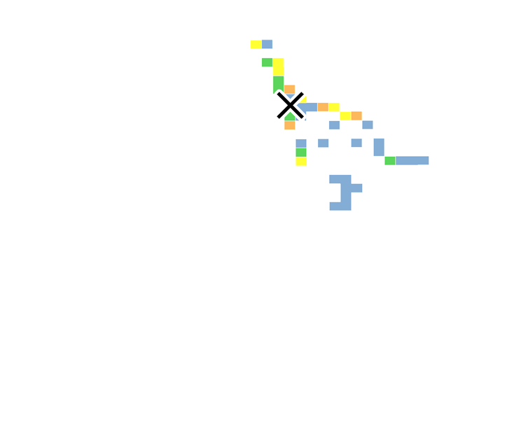 11時間目氾濫区域図