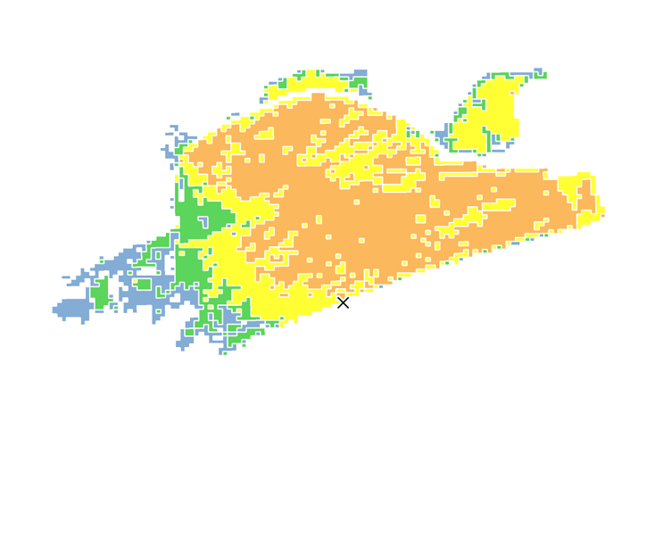 15時間目氾濫区域図