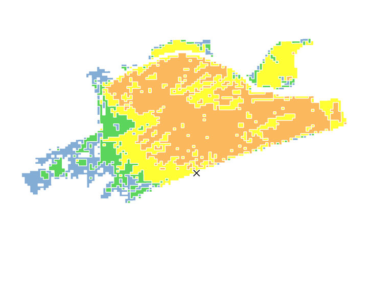 17時間目氾濫区域図