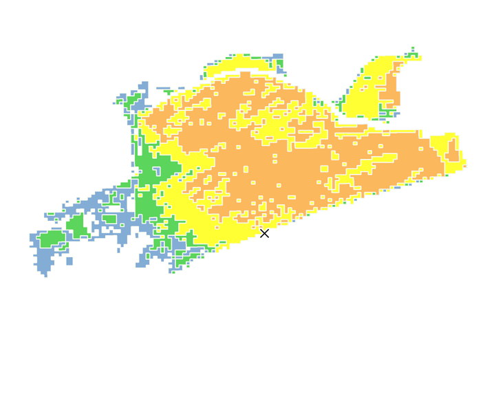 19時間目氾濫区域図