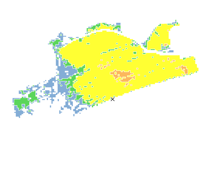28時間目氾濫区域図