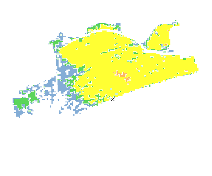 30時間目氾濫区域図