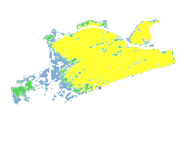 32時間目氾濫区域図