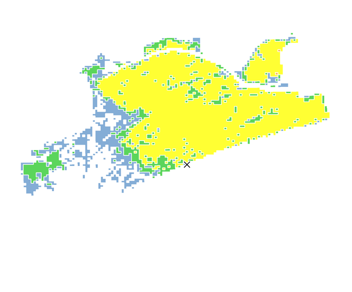 36時間目氾濫区域図