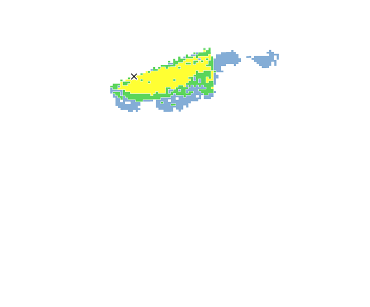 1時間目氾濫区域図