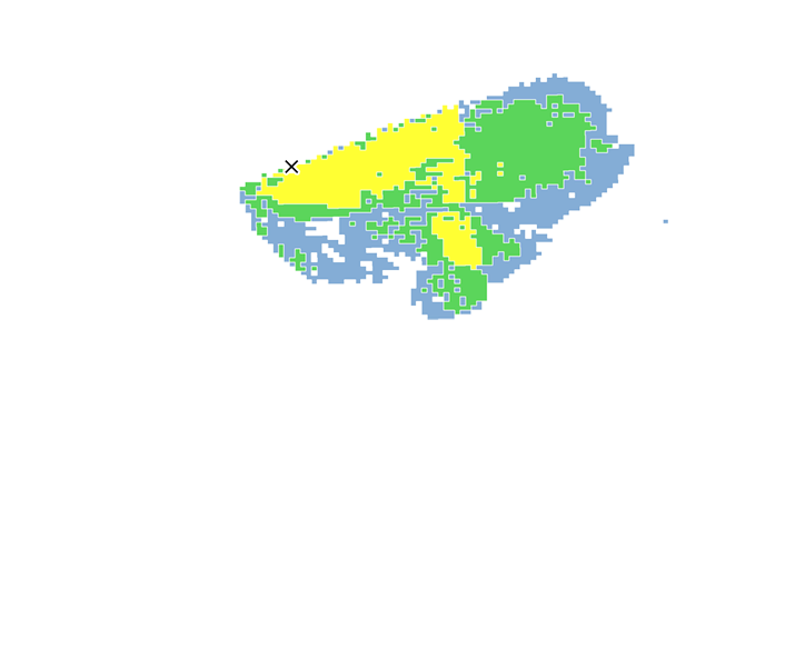 2時間目氾濫区域図