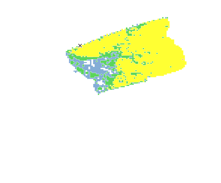 4時間目氾濫区域図