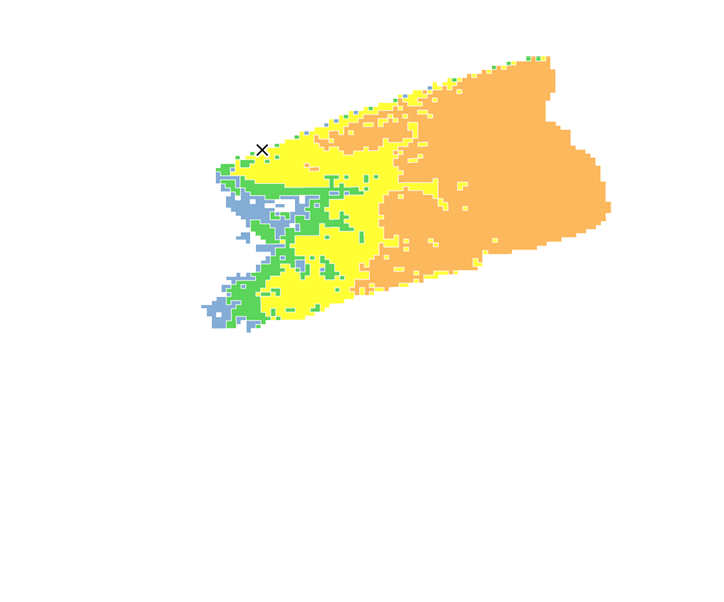 8時間目氾濫区域図