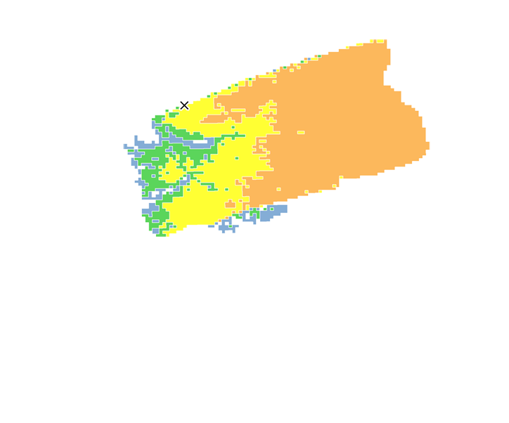 11時間目氾濫区域図