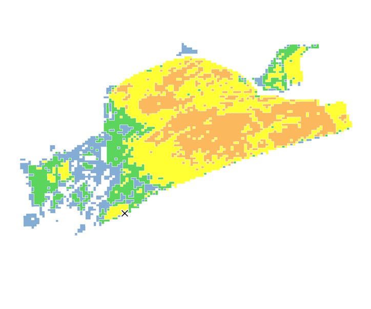 18時間目氾濫区域図