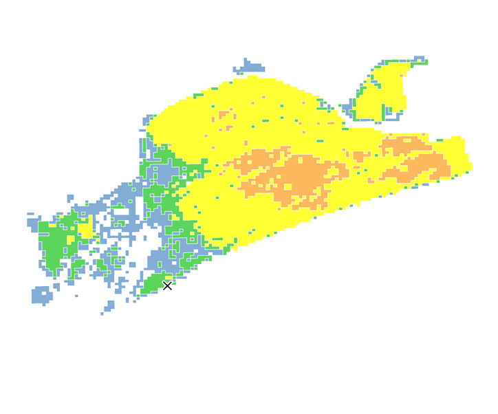 21時間目氾濫区域図