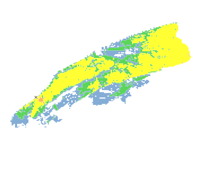 7時間目氾濫区域図