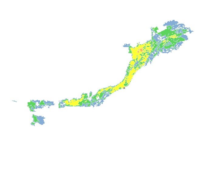 7時間目氾濫区域図