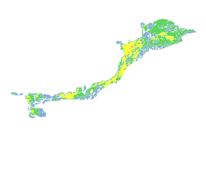 9時間目氾濫区域図