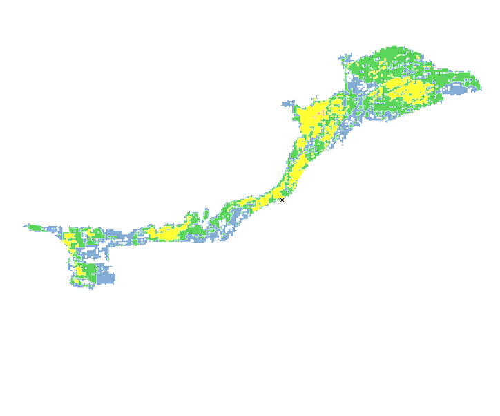 10時間目氾濫区域図