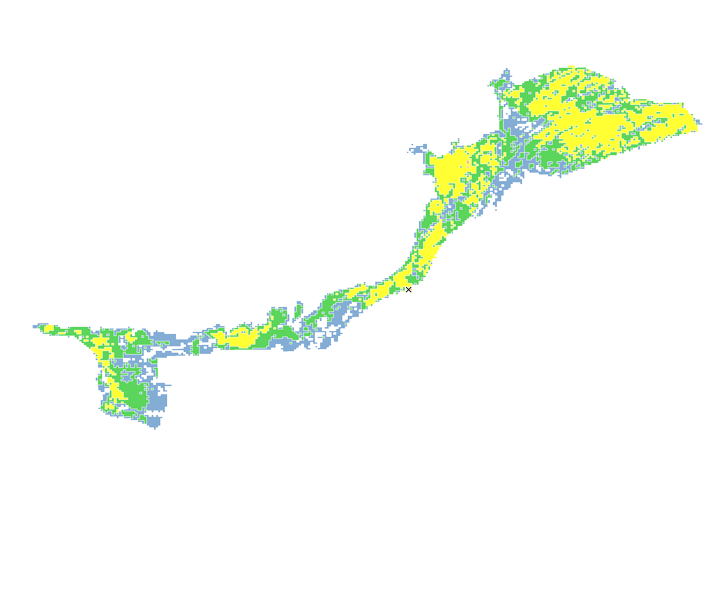 12時間目氾濫区域図