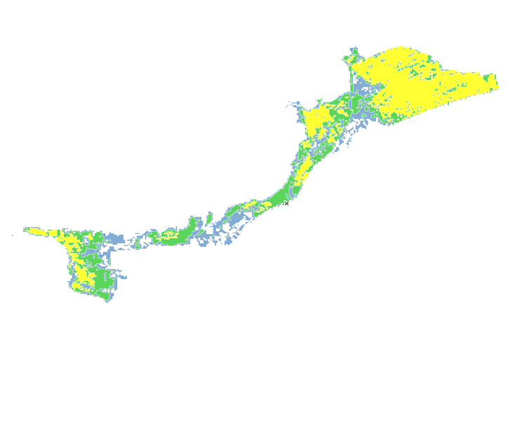 18時間目氾濫区域図