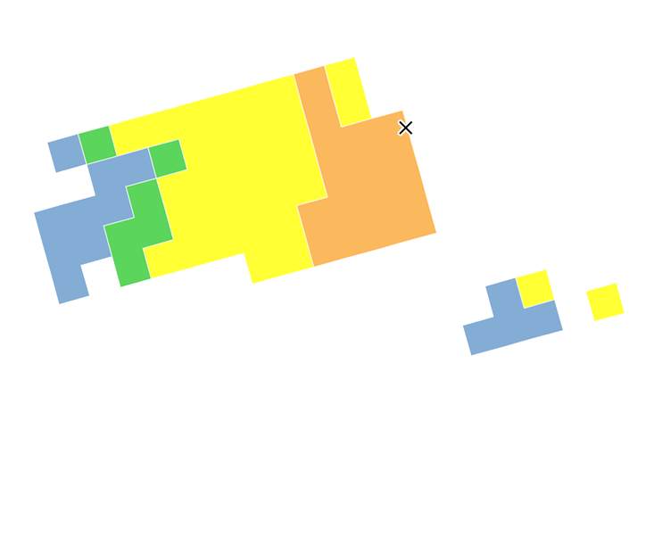 14時間目氾濫区域図