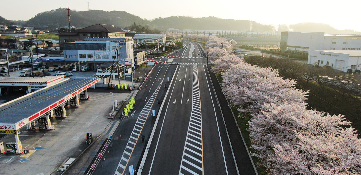 木次桜並木