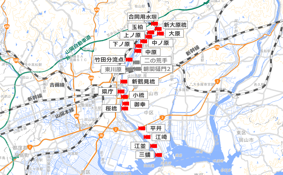 旭川の地図