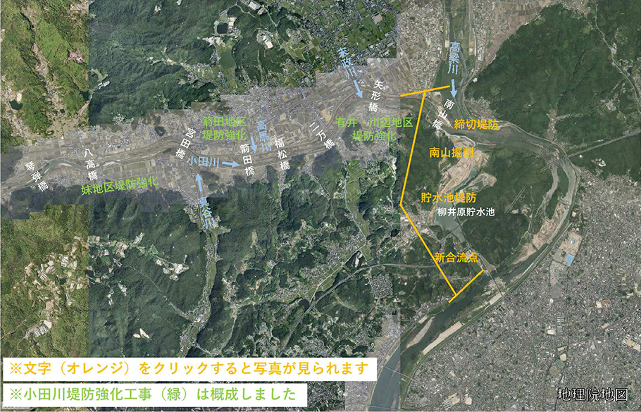 工事記録位置図