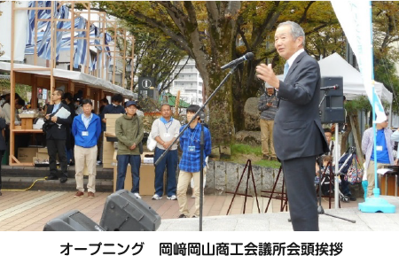 オープニング 岡﨑岡山商工会議所会頭挨拶