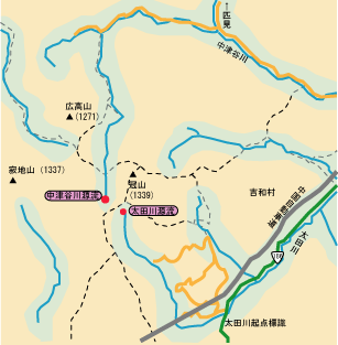 冠山周辺位置図