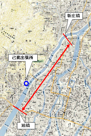 (1)己斐出張所管内図